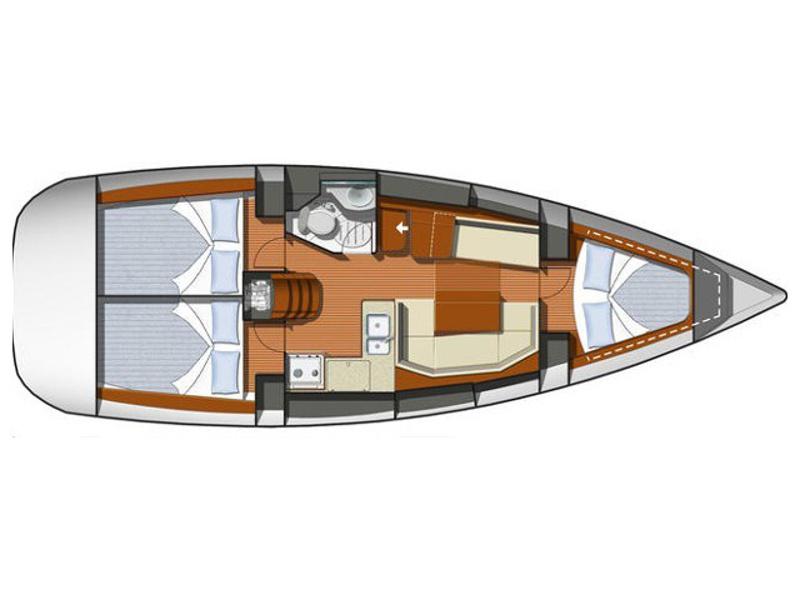 Book yachts online - sailboat - Sun Odyssey 36i - SO36i-08-L - rent