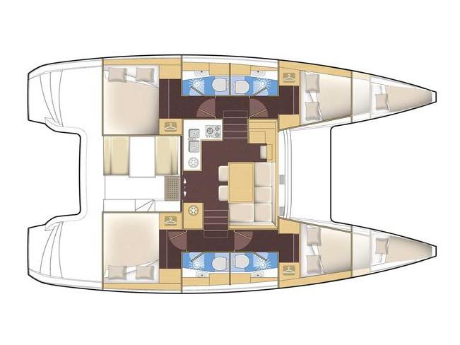 Book yachts online - catamaran - Lagoon 40 - Guantanamera - rent