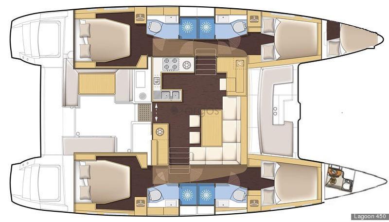 Book yachts online - catamaran - Lagoon 450F - ARISTOFANIS - rent