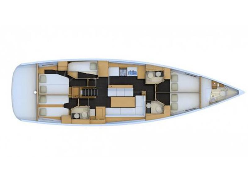 Book yachts online - sailboat - Jeanneau 54 - WISE JOHN - rent