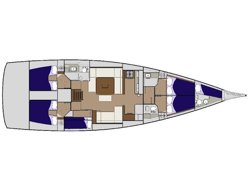 Book yachts online - sailboat - Dufour 56 Exclusive - BARMALEY - rent