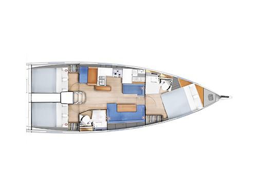 Book yachts online - sailboat - Sun Odyssey 410 - Emotion - rent