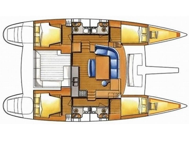 Book yachts online - catamaran - Lagoon 400 - Moni Moni - rent