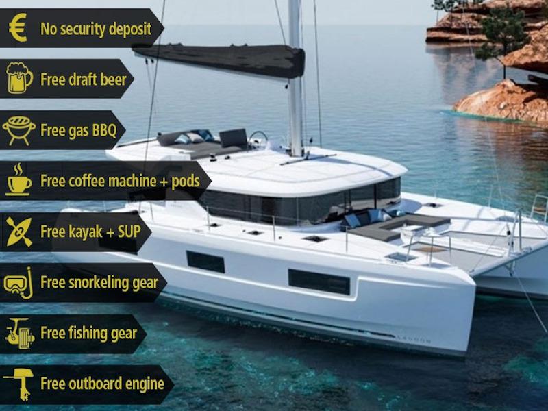 Book yachts online - catamaran - Lagoon 46 - Sella III - rent