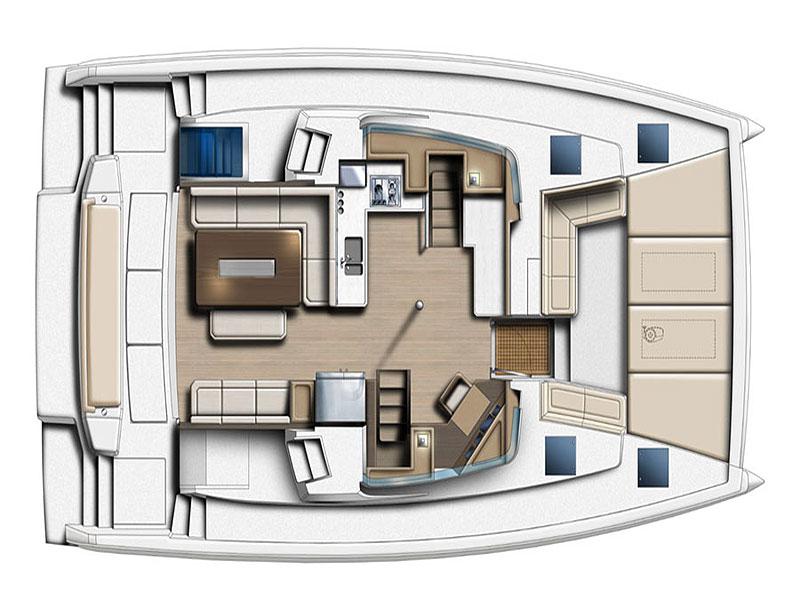 Book yachts online - catamaran - Bali 4.6 - Migaloo - rent