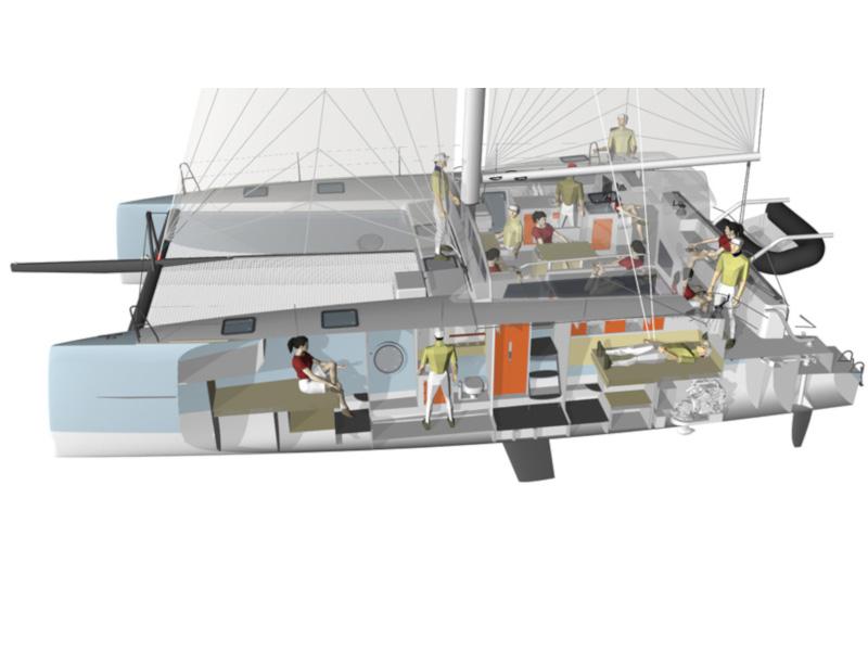 Book yachts online - catamaran - TS 42 - CASTOR - rent