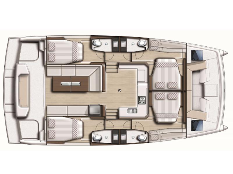 Book yachts online - catamaran - Bali Catspace - Balize - rent