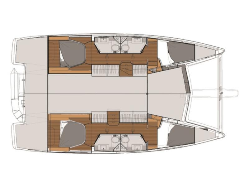 Book yachts online - catamaran - Lucia 40 - El Camino - rent