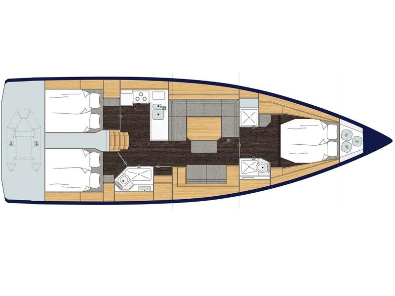 Book yachts online - sailboat - Bavaria C45 - Blue Monkey - rent