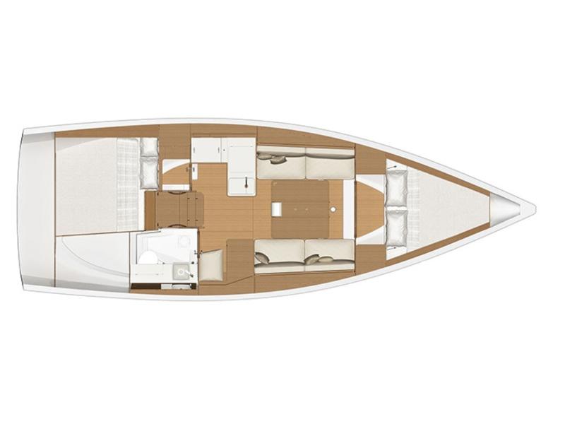 Book yachts online - sailboat - Dufour 360 2 Cabin - Ares - rent