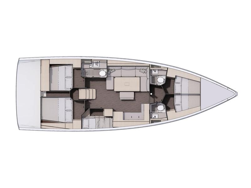 Book yachts online - sailboat - Dufour 470 Grand Large - NN4 - NEW 2023 - rent