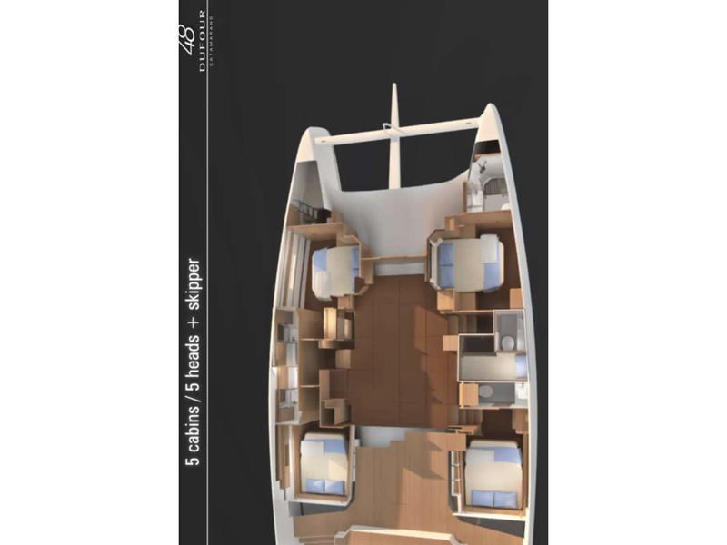 Book yachts online - catamaran - Dufour Catamaran 48 - Unicorn - rent