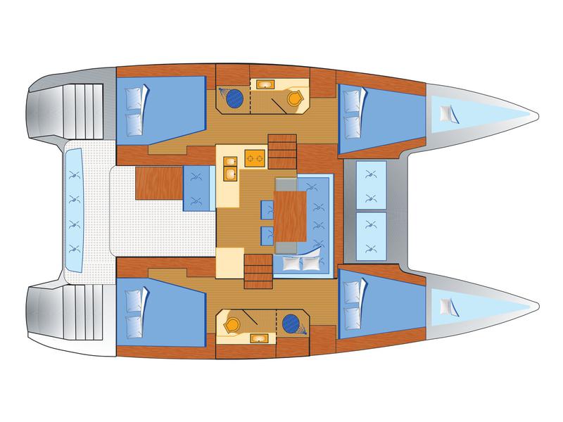 Book yachts online - catamaran - Lagoon 40 - Vaiana - rent