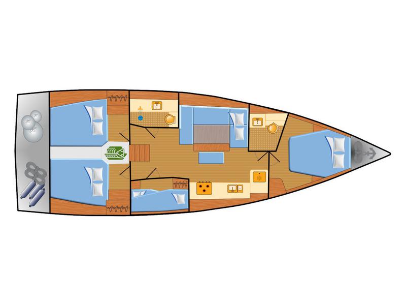 Book yachts online - sailboat - Dufour 430 - WHISKY - rent