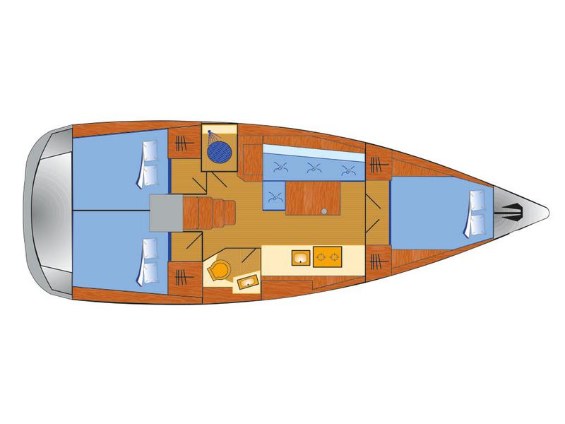 Book yachts online - sailboat - Oceanis 38.1 - Diana - rent