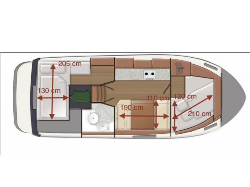 Book yachts online - motorboat - Delphia Escape 800 - no name - rent