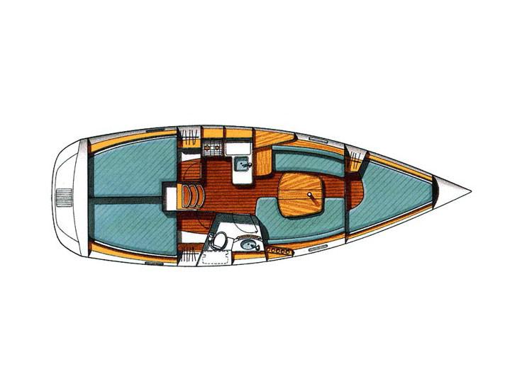 Book yachts online - sailboat - Oceanis 331 - Martha - rent
