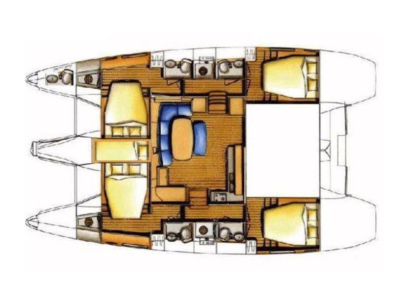 Book yachts online - catamaran - Lagoon 421 - Marimar - rent