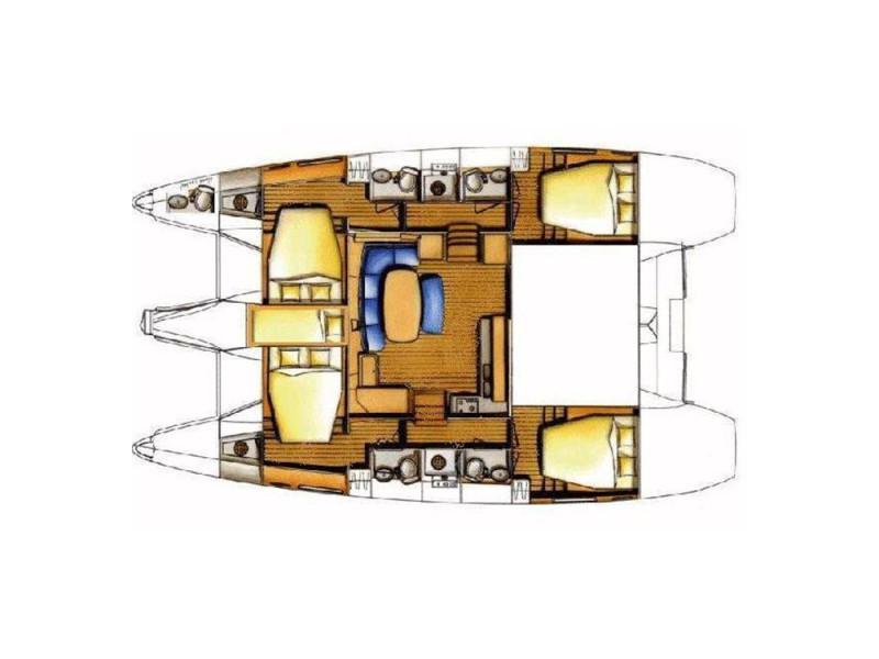 Book yachts online - catamaran - Lagoon 421 - Estrella - rent