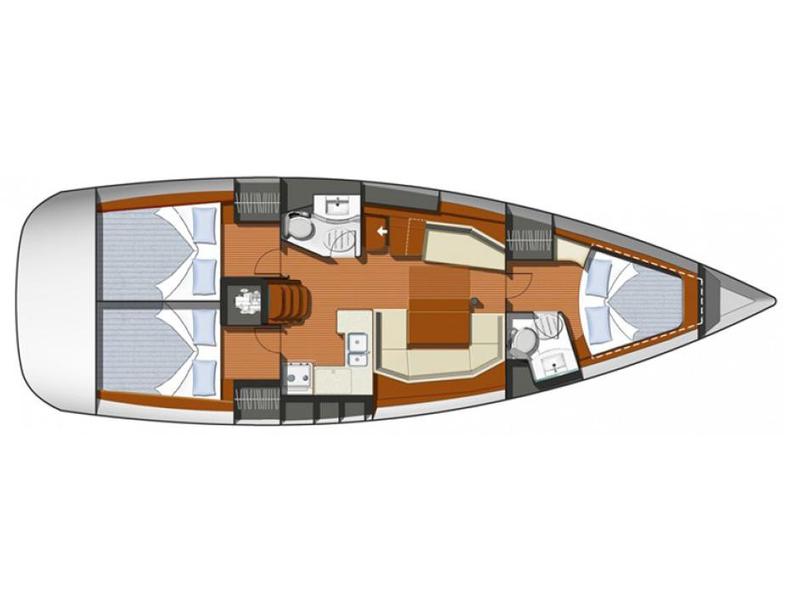 Book yachts online - sailboat - Sun Odyssey 42 i - Mesogeios - rent