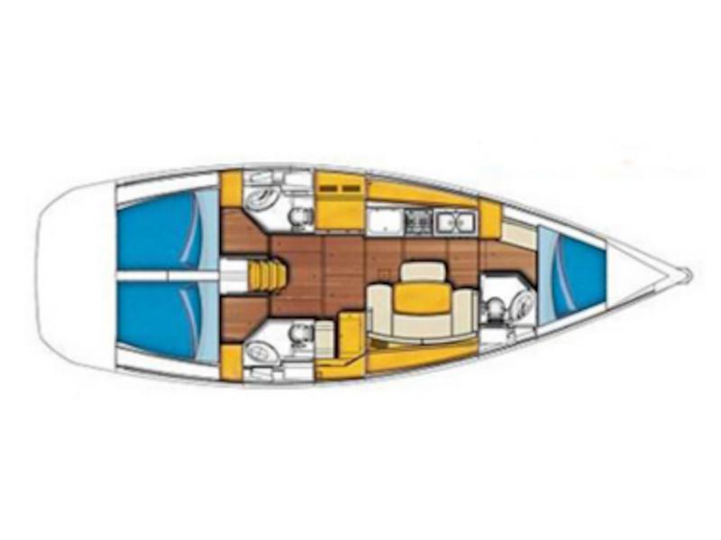 Book yachts online - sailboat - Cyclades 44.3 - Grace of Rockfleet - rent