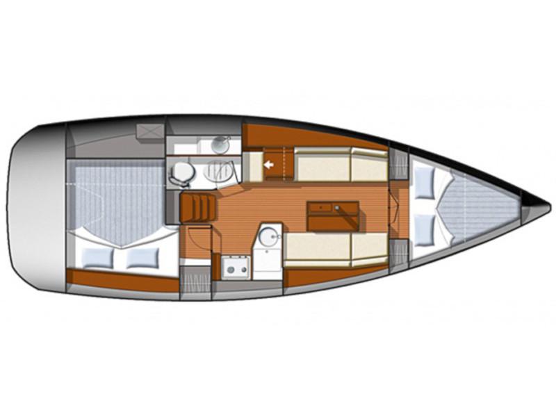 Book yachts online - sailboat - Sun Odyssey 33i - Omega - rent