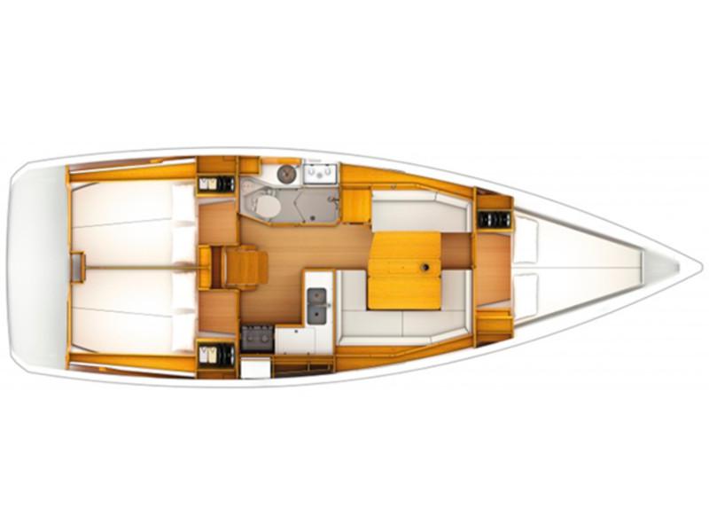 Book yachts online - sailboat - Sun Odyssey 389 - Verona - rent