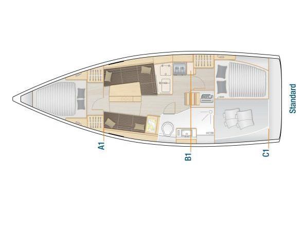 Book yachts online - sailboat - Hanse 348 - Buddelbüdel - rent