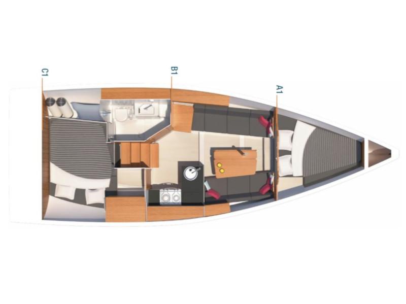 Book yachts online - sailboat - Hanse 315 - Waldi - rent