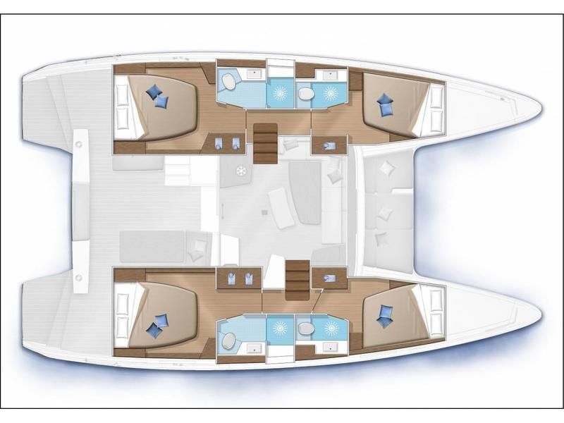 Book yachts online - catamaran - Lagoon 42-2 - Ziromon - rent