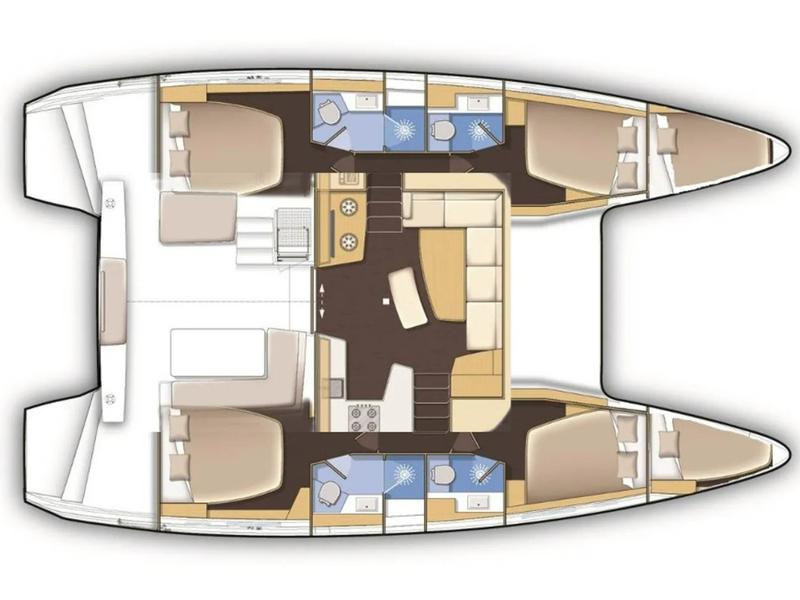 Book yachts online - catamaran - Lagoon 42 - Alphonse - rent