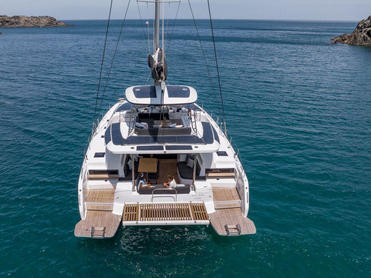 Book yachts online - catamaran - Lagoon 51 - JEWEL (Charter rate includes VAT, Skipper Fee, Generator, Air-condition, Watermaker, Icemaker, Dishwasher, 2 SUP, Tubes, Kids Water-ski, Sea scooter, Electric BBQ) *Skippered only* - rent