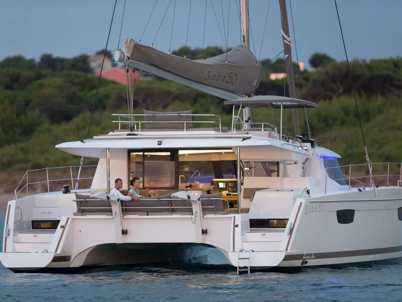 Book yachts online - catamaran - Saba 50 - Princess Aphrodite (crewed) - rent