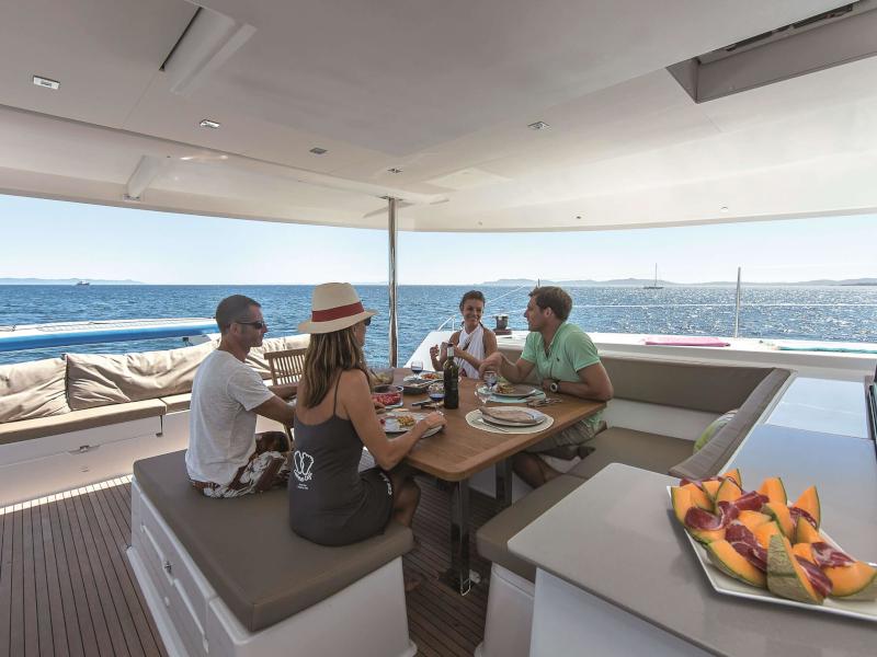 Book yachts online - catamaran - Saba 50 - Princess Aphrodite (crewed) - rent