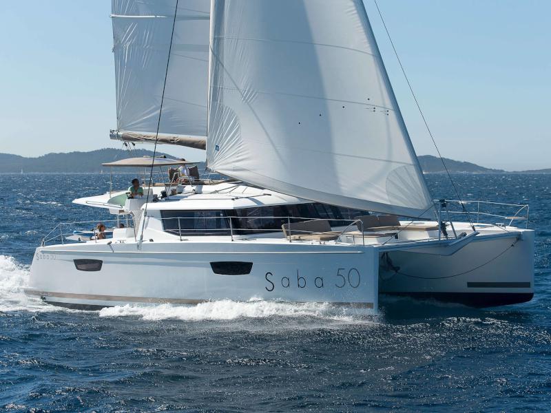Book yachts online - catamaran - Saba 50 - Princess Aphrodite (crewed) - rent
