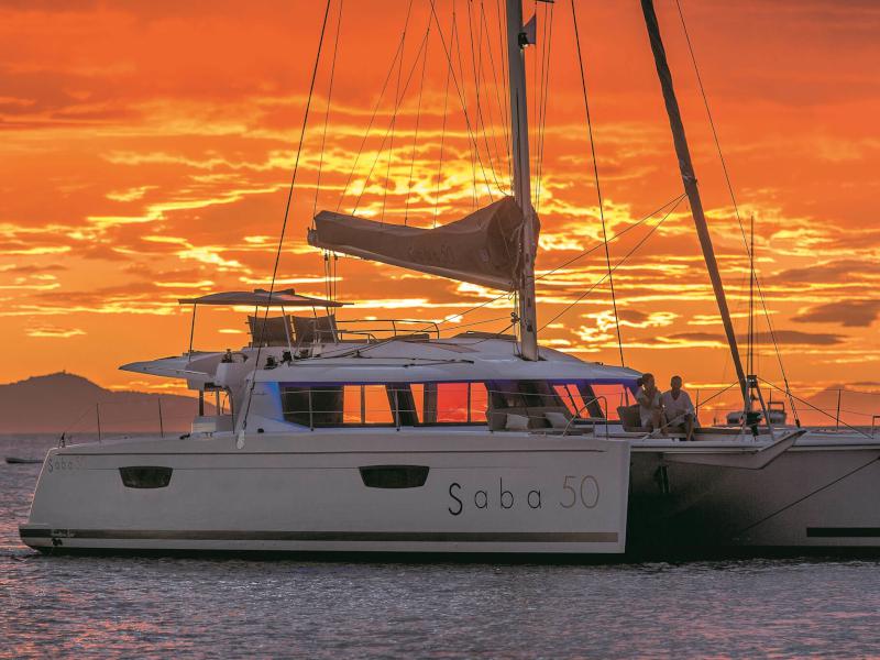 Book yachts online - catamaran - Saba 50 - Princess Aphrodite (crewed) - rent