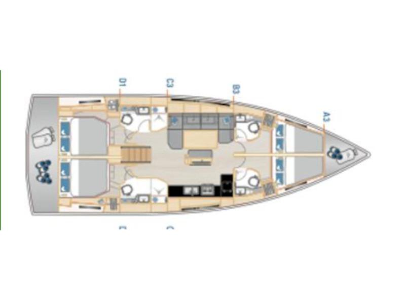 Book yachts online - sailboat - Hanse 460 - Janina - rent