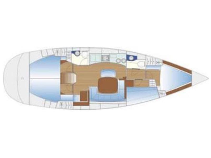 Book yachts online - sailboat - Bavaria 44 - Orion VI - rent