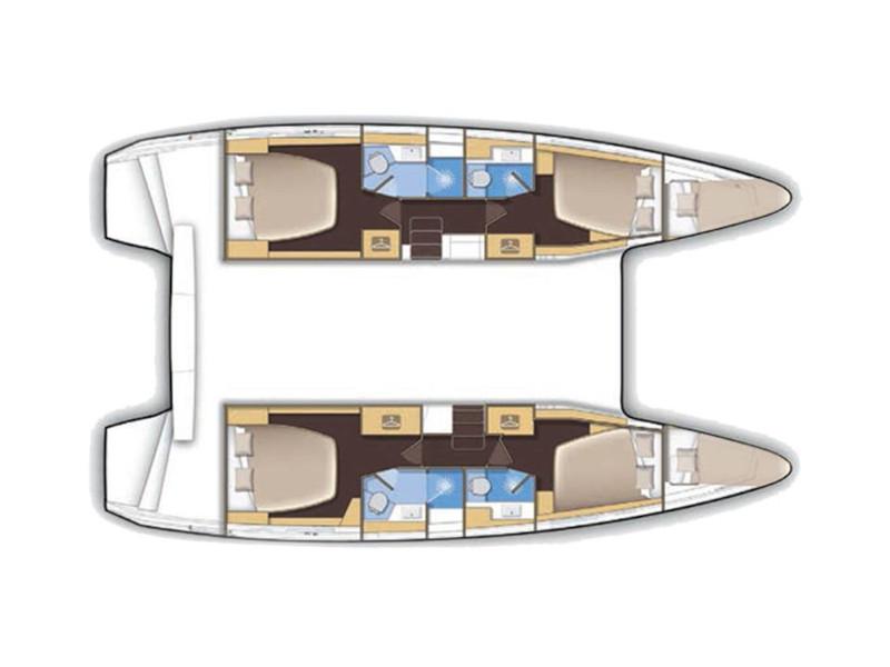 Book yachts online - catamaran - Lagoon 42 - JOY - rent