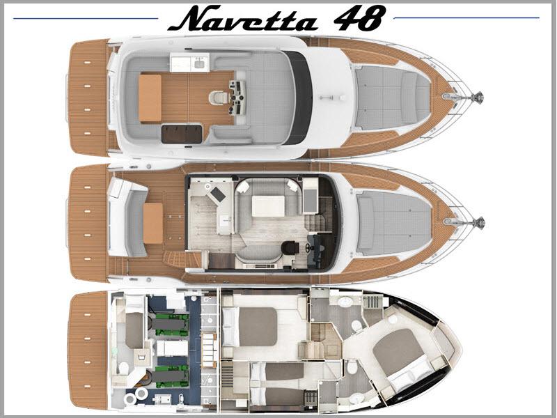 Book yachts online - motorboat - Navetta 48 - FREEDOM - rent