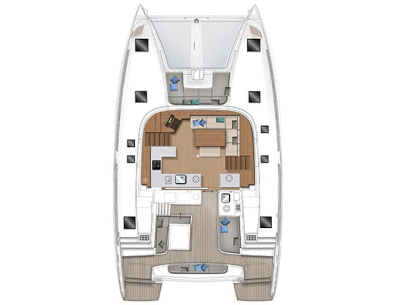 Book yachts online - catamaran - Lagoon 46 - ARCA - rent