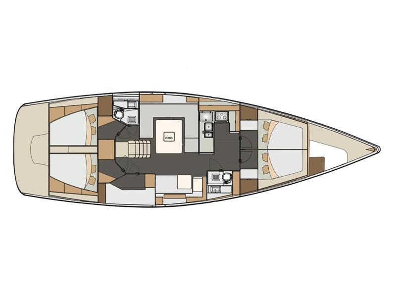 Book yachts online - sailboat - Elan 50 Impression (5+1) - BINGO  - rent