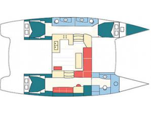 Book yachts online - catamaran - FP Helia 44/3 cab - Ohana - rent