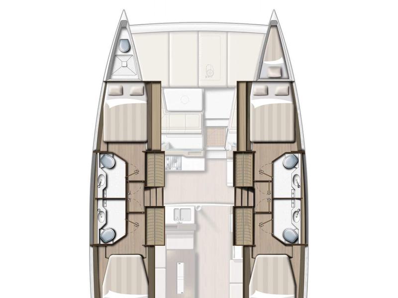 Book yachts online - catamaran - Bali 4.2 - Zephyr - rent