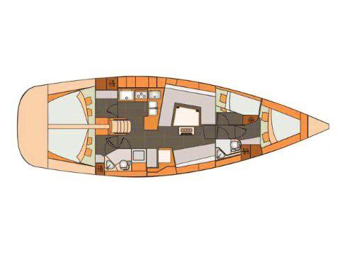 Book yachts online - sailboat - Elan 45 Impression - Skyfall - rent