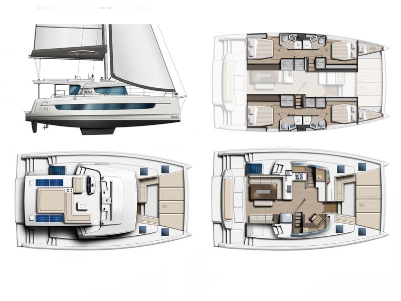 Book yachts online - catamaran - Bali 4.6 - Senior - rent
