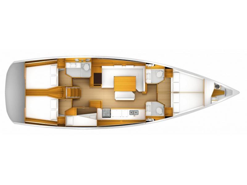 Book yachts online - sailboat - Sun Odyssey 509 - Alessandra - rent