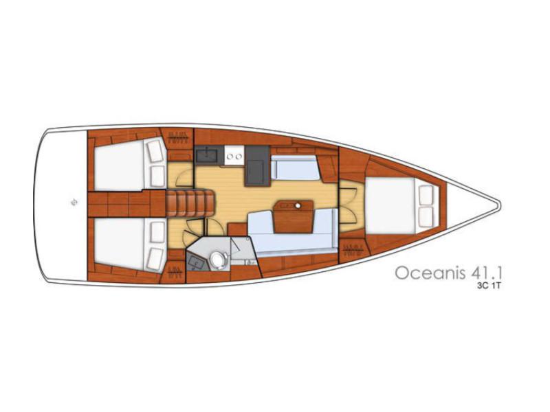 Book yachts online - sailboat - Oceanis 41.1 Performance - PASSEPARTOUT - rent