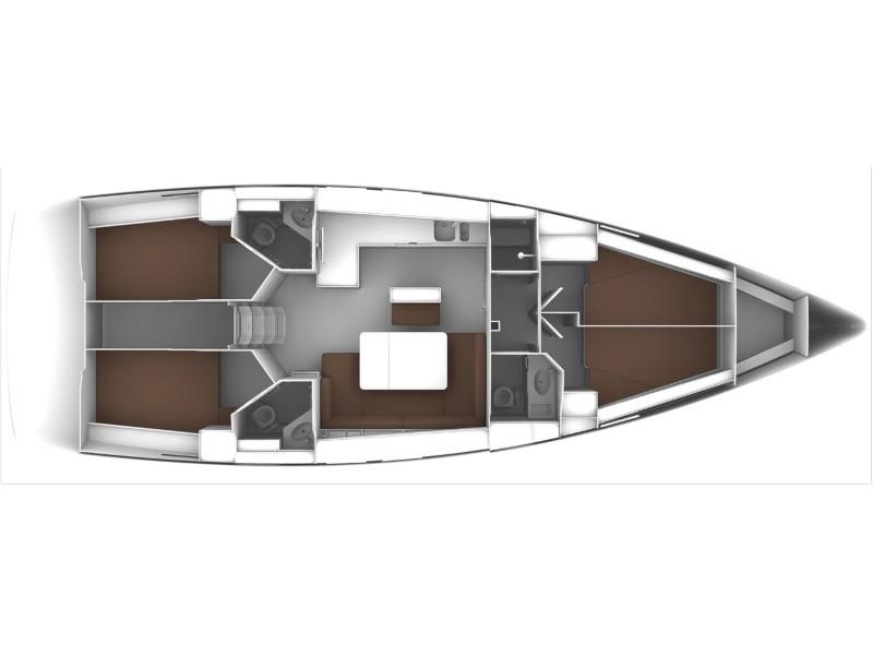 Book yachts online - sailboat - Bavaria Cruiser 46 - Veronica - rent