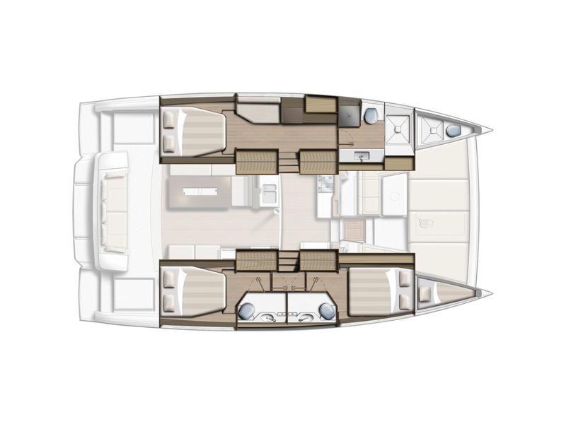 Book yachts online - catamaran - Bali 4.2 - Sah Mat - rent